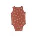 Little Co. By Lauren Conrad Short Sleeve Onesie: Brown Tropical Bottoms - Size 18 Month