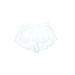 Nike Athletic Shorts: White Solid Activewear - Women's Size Large