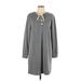 Old Navy Casual Dress - Sweater Dress: Gray Dresses - Women's Size Large