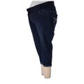 Penelope's Jeggings - High Rise Skinny Leg Boyfriend: Blue Bottoms - Women's Size 3X - Dark Wash