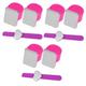 STOBOK 9 Pcs Wrist Band Pin Holder Wristband Silicone Wrist Strap Wrist Pin Holder for Sewing Pin Wristband Hair Barrettes Hair Clips Sewing Pincushion Bracelet Holder Silica Gel Square