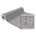 1x Roll of Christmas Pine Trees Grey Gift Paper 62cmx90m - Christmas Wrapping Paper, Recycled Christmas Wrapping Paper