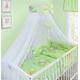 Babymam BABY CANOPY DRAPE MOSQUITO NET WITH HOLDER TO FIT COT & COT BED (LADDER GREEN)