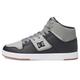 DC Men's Cure Casual High-top Skate Shoes Sneakers, Dark Grey/Light Grey, 8 UK