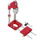 XBSXP Woodworking Drill Locator Portable drilling locator precision locator Adjustable Drilling Guide Auto-Line Drill Guide Fence Hand Tools Vertical Guide Tool Kit,Red