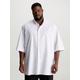 Kurzarmhemd CALVIN KLEIN BIG&TALL "BT-STRETCH POPLIN S/S SHIRT" Gr. XXXL, N-Gr, weiß (bright white) Herren Hemden Kurzarm