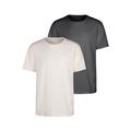 T-Shirt JOHN DEVIN Gr. XL (56/58), grau (grau, creme) Herren Shirts T-Shirts