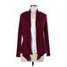 Liz Claiborne Career Cardigan Sweater: Burgundy Sweaters & Sweatshirts - Women's Size Medium