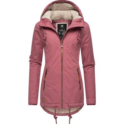 Winterjacke RAGWEAR "Zuzka Winter", Damen, Gr. S (36), rosa (blassrosa), Außenmaterial: 100% Polyester, Innenfutter: 100% Polyester, Kapuzenfutter: 100% Polyester, Wattierung: 100% Polyester, modisch, tailliert Po-bedeckend, Langarm mit Knopf... Image
