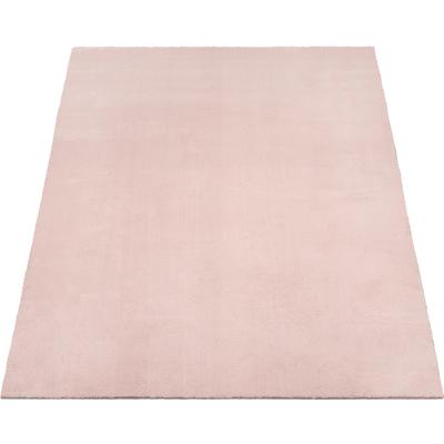 Teppich MERINOS "Loft 37, Kunstfellteppich" Teppiche Gr. B/L: 200 cm x 280 cm, 16 mm, 1 St., pink (blush) Esszimmerteppiche