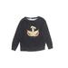 Zara Pullover Sweater: Black Marled Tops - Kids Girl's Size 11