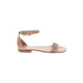 Jack Rogers Sandals: Tan Print Shoes - Women's Size 6 1/2 - Open Toe