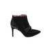 Louise Et Cie Ankle Boots: Black Print Shoes - Women's Size 8 1/2 - Pointed Toe