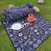 Arlmont & Co. Saffanah Folding Camping Chair Plastic in Black | 21 H x 73 W x 28 D in | Wayfair ADFBDEED5ABC4098B7E15E3626100FB9
