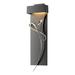 Hubbardton Forge Rhapsody 1-Light LED Flush Mounted Sconce in Gray/Black | Wayfair 205440-LED-10-82-CR