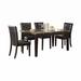 Red Barrel Studio® Rabiyah Rectangular 64" L x 38" W Dining Set, Leather | Wayfair B631620DB1DF4B73A6F03D797C1D1960