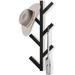 Hokku Designs Wernher Iron Wall 6 - Hook Wall Mounted Coat Rack Metal in Black | 16 H x 5.7 W x 2.6 D in | Wayfair 5B67203F3EFF40D28AB19B0CC27554A4