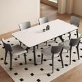 Hokku Designs Mackynzi Rectangular 31.50" W Dining Set Wood in Black/Brown/White | 29.53 H x 31.5 W x 59.06 D in | Wayfair