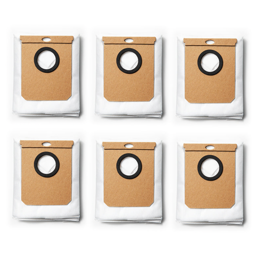 6 Replacement Dustbags, Compatible with L60 with Self-Empty Station