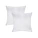 A1HC Pack of 2 Velvet Throw Pillow Insert, Hypoallergenic Down Alternative Fill