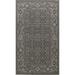 Silver Washed Ziegler Turkish Dining Room Area Rug Wool Carpet - 6'7" x 9'10"