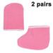 Paraffin Wax Bath Glove and Foot Cover Set - Moisturizing Gloves and Foot Spa Covers for Hand and Foot Treatment Pink gticphyj1352