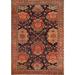 Pre-1900 Antique Sultanabad Persian Area Rug Hand-Knotted Wool Carpet - 4'9"x 6'8"