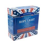 100 LED Solar Rope Light - Red White & Blue - Multi