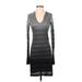 Hard Tail Casual Dress - Sweater Dress: Green Ombre Dresses - Women's Size Small