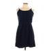Old Navy Casual Dress - Mini Scoop Neck Sleeveless: Blue Print Dresses - Women's Size Large