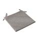 Miyuadkai Cushion Square Strap Garden Chair Pads Seat Cushion For Outdoor Bistros Stool Patio Dining Room home Grey One Size