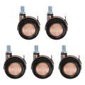 5pcs Mute Cabinet Pulley Cabinet Universal Wheels Cabinet Sliding Pulleys