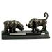 Wall Street -Bronze Sculpture Bull and Bear -Double