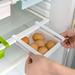 Pack 2 Shelf Tray Space-saving Drawer Or organizer For Fruits Vegetables & Eggs