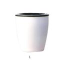 Lloopyting White resin or plastic pots for outdoor Basket weave plastic resin outdoor plant pot - sand color White plastic planter pots 16 Lazy Flower Pot Automatic Water Absorption Plastic Pot Green