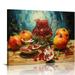 COMIO Vintage Fruit Painting Moody Fruit Art Pomegranate Poster Farmhouse Still Life Wall Art Rustic Still Life Picture Still Life Fruit Painting Kitchen Fruit Pictures Dark Academia Wall Art