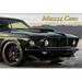 2022 MUSCLE CARS Deluxe Wall Calendar - 16 MONTHS Black