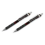 Rotring Tikky Fine Lead Mechanical Pencil 0.5 Mm Burgundy - 1904691 - 2 Pieces