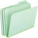 17167 Pressboard Expanding File Folders 1/3 Cut Top Tab Letter Green (Box Of 25)