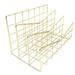 JWDX Storage Storage Rack Clearanceletter Holder Metal Letter Holder Post Organiser for Letters Books Postcards and More Gold