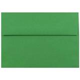 Holiday Green 25 Pack A2 Square Flap (4-3/8 X 5-3/4) Envelopes For 4-1/8 X 5-1/2 Response Enclosure Invitation Announcement Wedding Shower Communion Christening Mini Cards By Envelopegallery