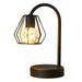 FAGUANGAO Industrial Table Lamp Small Touch Control 3 Way Dimmable Edison Lamp Vintage Iron Cage Desk Lamp Retro Steampunk E31 Nightstand Lamp for Bedroom Office(LED Bulb Included) gticphyj1792