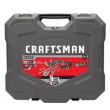 Craftsman OVERDRIVE 1/4 and 3/8 in. drive Metric/SAE 6 Point Mechanic s Tool Set 99 pc