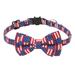 Independence Day Pet Collar Ornament Collars Adjustable Holiday Bow Tie for Cats Puller Snap Science Diet Large Breed Puppy Can Soft Organic Dog Treats Small Dogs Adult Dog Food Small Breed Senior