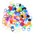 Pigeons Leg Ring 100 Pcs Plastic Pigeon Foot Rings Bird Leg Band Rings Bird Rings Pigeon Supplies