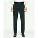 Brooks Brothers Men's Classic Fit Merino Wool Twill 1818 Tuxedo Pants | Black | Size 32 30