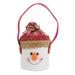 Etereauty Snowman Design Adorable Christmas Candy Jar Gift Biscuit Container Paper Box Decorative Ornament Food Storage Can Treat Favor Holder