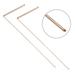 2X 99.9% Copper Detector Rod Metal Detector Rod for Water/Treasure/Finding Tools