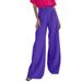 PEASKJP Womens Pants Dressy Casual Women s Golf Pants Stretch Work Ankle Pants High Waist Dress Pants with Pockets for Yoga Business Travel Casual (Purple M)