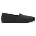 TOMS Women's Black Alpargata Distressed Twill Espadrille Shoes, Size 5.5